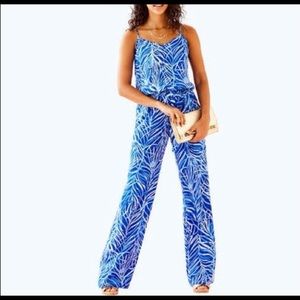 Lilly Pulitzer NWT jumpsuit Amore Please pattern.